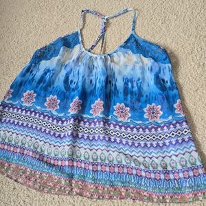 In Bloom By Jonquil Adjustable Straps Tank Womens Size Small